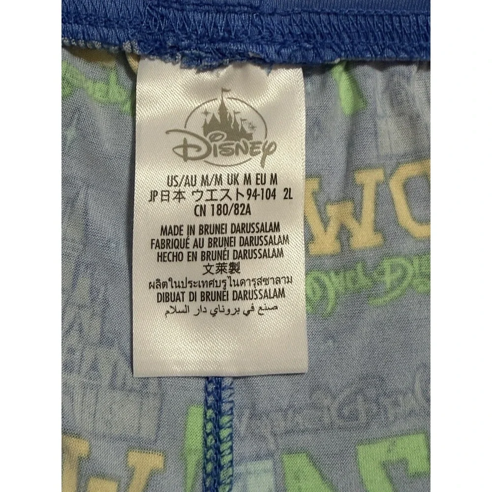 Disney Parks Walt Disney World WDW 71 Lounge Pants Castle Draw String Pocket - L - Picture 7 of 8